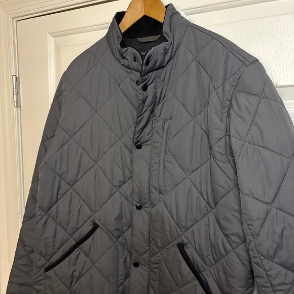 J.CREW Other - J Crew Mens L Mercantile Walker Quilted Barn Jacket Dark Gray Full Zip EXCELLANT